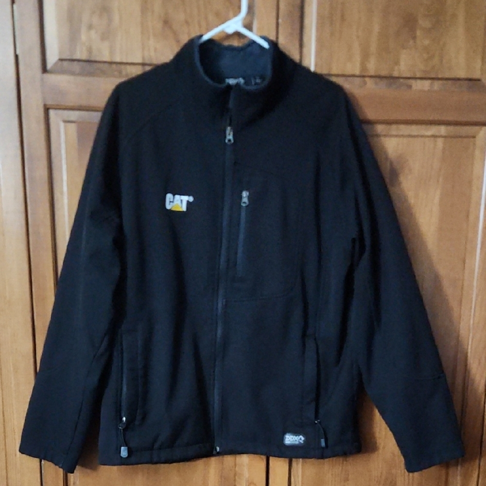 Caterplliar Men's Black Full Zip Jacket Size Large